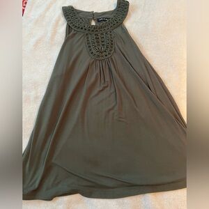 Adorable Green Strapless Tank Top